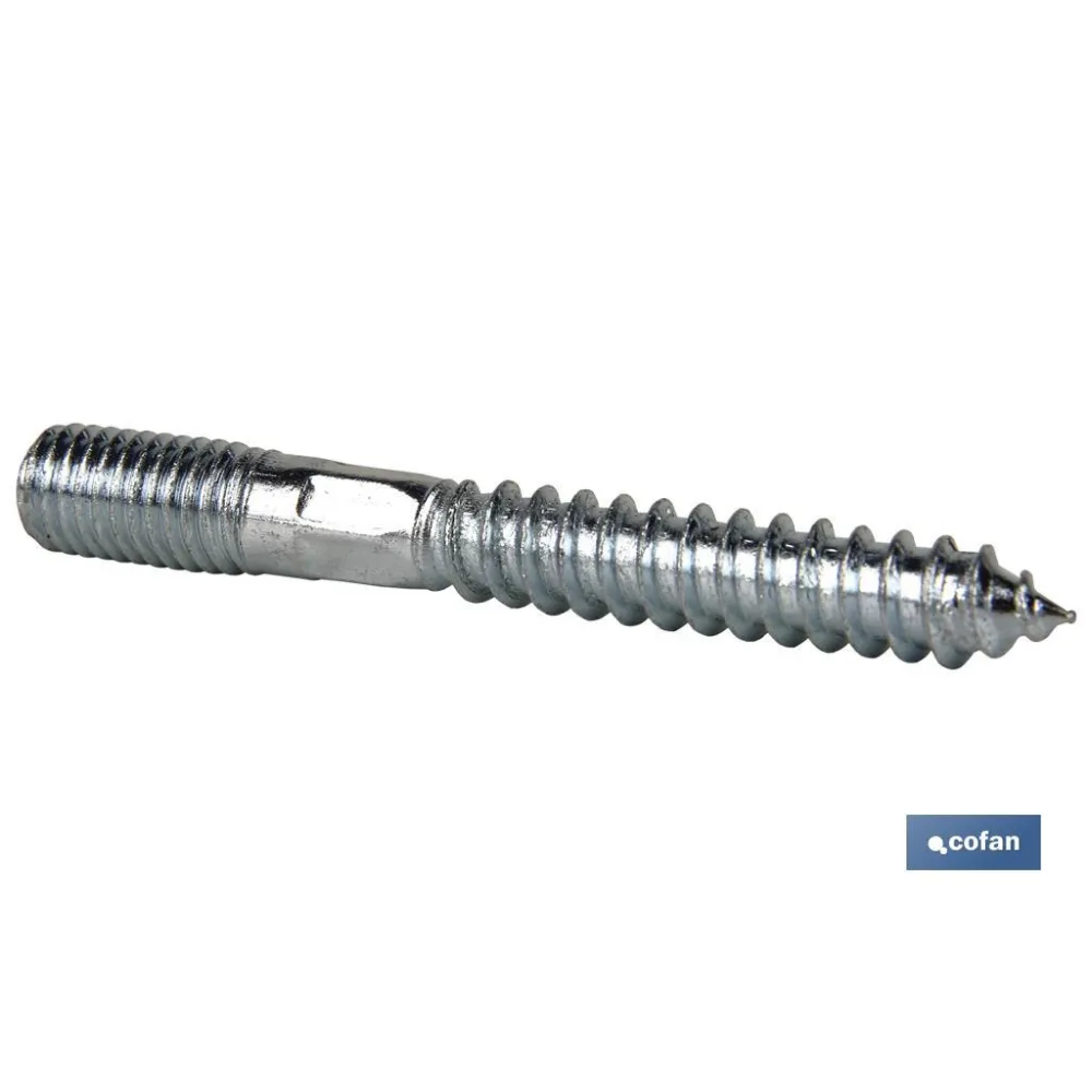 ESPARRAGO DOBLE ROSCA CINCADO HUELLA TORX M6X80