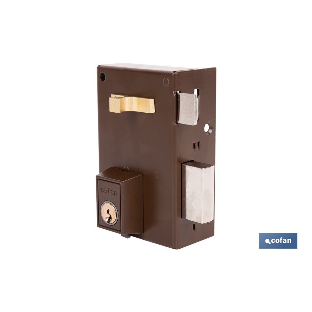 CERRADURA DE SOBREPONER DERECHA 70 MM ADAPTABLE AL MODELO 56A