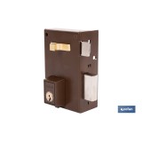 CERRADURA DE SOBREPONER DERECHA 70 MM ADAPTABLE AL MODELO 56A