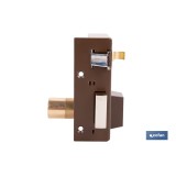 CERRADURA DE SOBREPONER IZQUIERDA 70 MM ADAPTABLE AL MODELO 56A