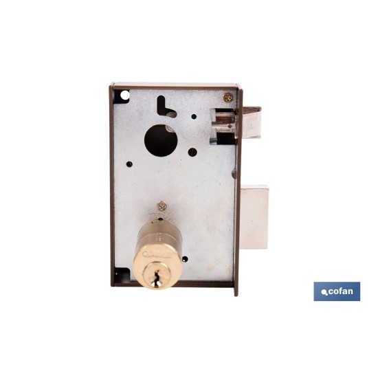 CERRADURA DE SOBREPONER IZQUIERDA 70 MM ADAPTABLE AL MODELO 56A