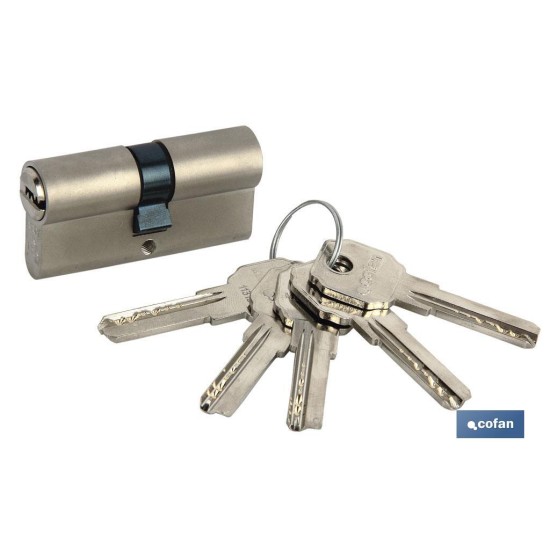 CILINDRO SEGURIDAD llave normal 30/30 LATÓN-LEVA LARGA