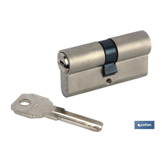 CILINDRO DE SEGURIDAD DE LATÓN PARA LLAVE NORMAL 35/35 -LEVA LARGA IGUALADOS AAA