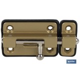 PASADOR BASE PLÁSTICO DORADO 50 MM VENTA UNITARIA