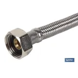 CONEXIÓN FLEXIBLE INOX H3/8- H3/8 20 CM. (PACK: 1 UDS) - Almacén de Ferretería Acor