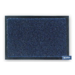 FELPUDO INTERIOR POLIPROPILENO 40X60CM AZUL