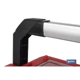 CAJA DE HERRAMIENTAS CON ORGANIZADOR Y REFUERZOS ABS 595 X 288 X 308 MM (PACK: 1 UDS) - Almacén de Ferretería Acor