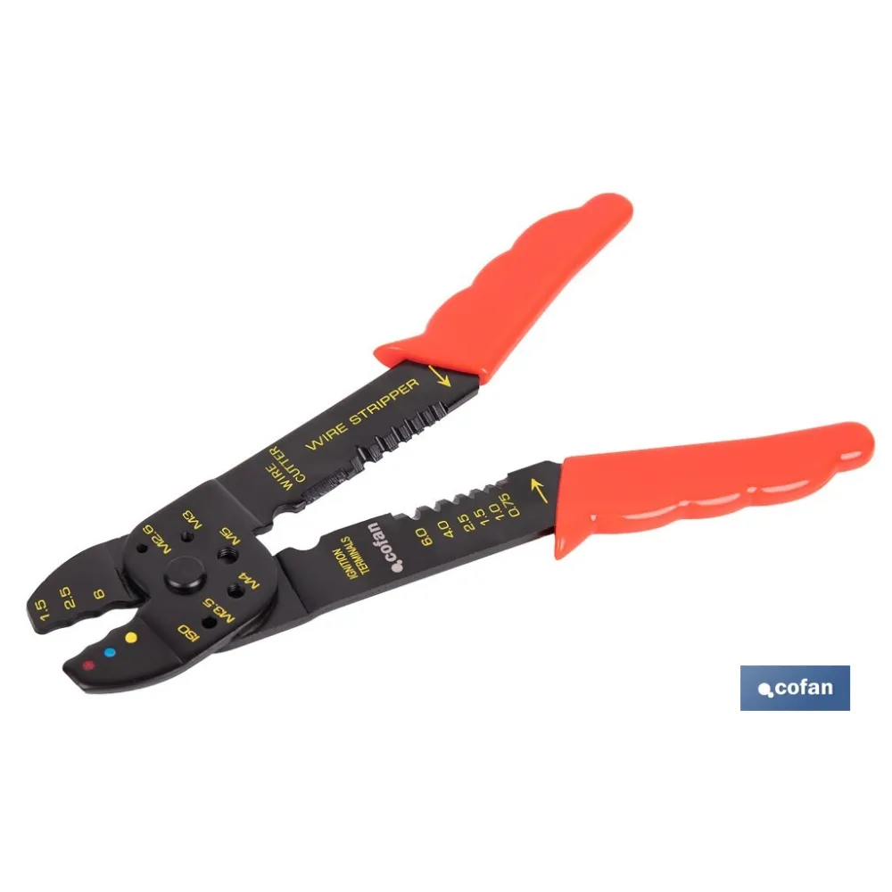 ALICATE TERMINALES AISLADOS 200 MM. (PACK: 1 UDS) - Almacén de Ferretería Acor