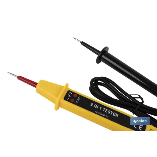 MEDIDOR DE TENSION 2 EN 1 DE 3-400 V (PACK: 1 UDS) - Almacén de Ferretería Acor