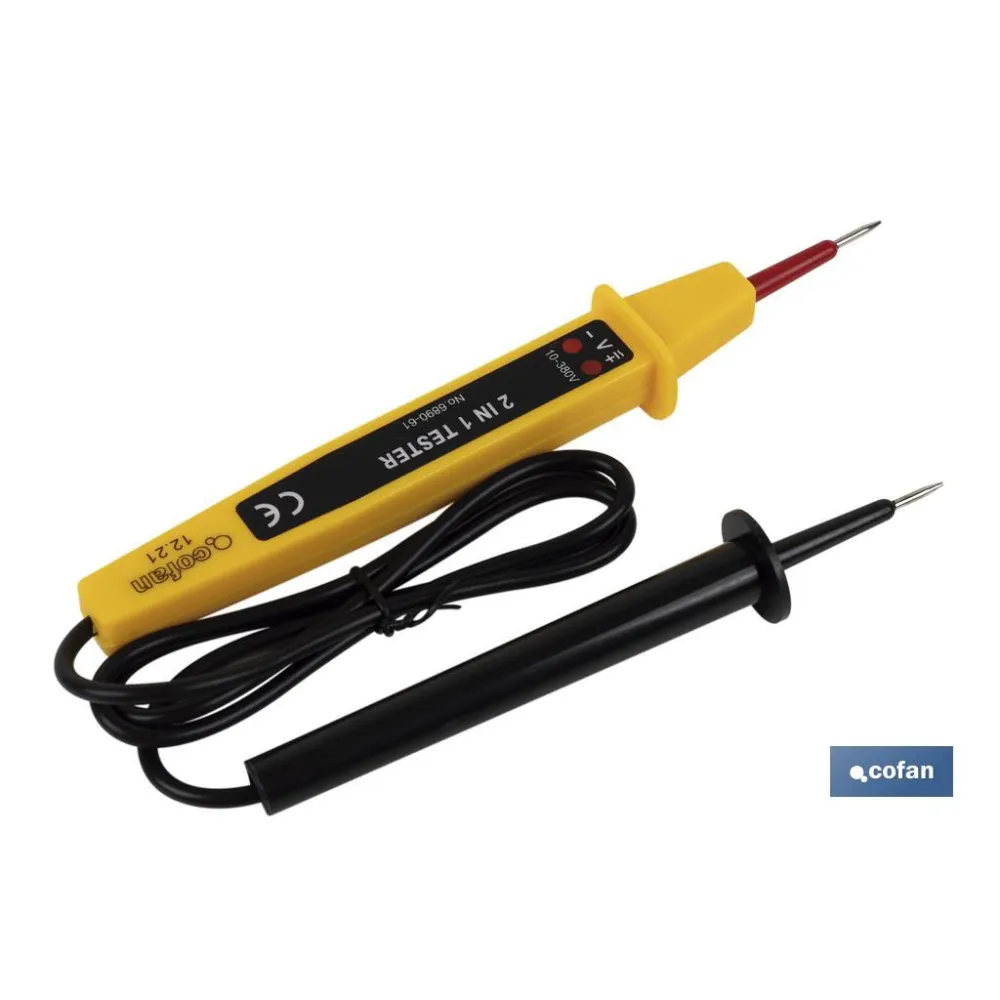 MEDIDOR DE TENSION 2 EN 1 DE 3-400 V (PACK: 1 UDS) - Almacén de Ferretería Acor