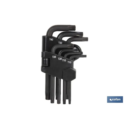 SET LLAVES TORX 7 Uds. (10-40)