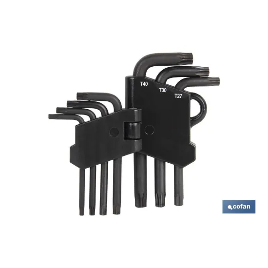 SET LLAVES TORX 7 Uds. (10-40)