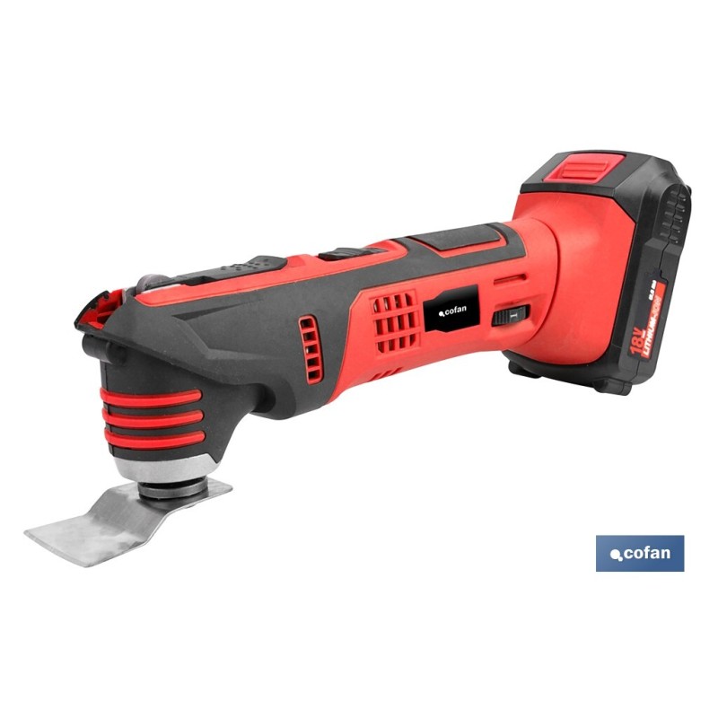 MULTIHERRAMIENTA A BATERIA LI-ION 18V 15000RPM