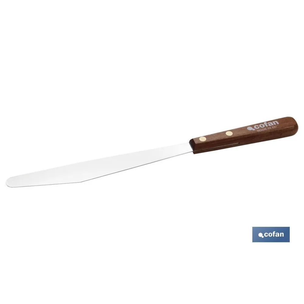 ESPATULA INOX MEZCLA PINTURA 190 mm (PACK: 1 UDS) - Almacén de Ferretería Acor