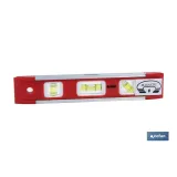 NIVEL MAGNETICO ALUM. MODELO TORPEDO 250mm (PACK: 1 UDS) - Almacén de Ferretería Acor