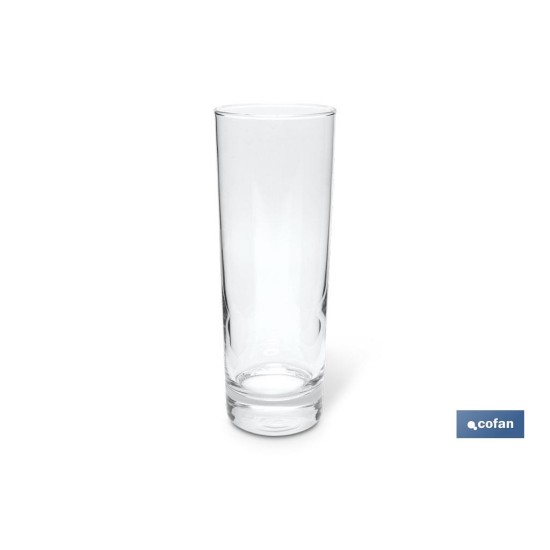 PACK 6 UDS VASO TUBO 31.5 CL MODELO MALBORK  16,6 x 6 CM