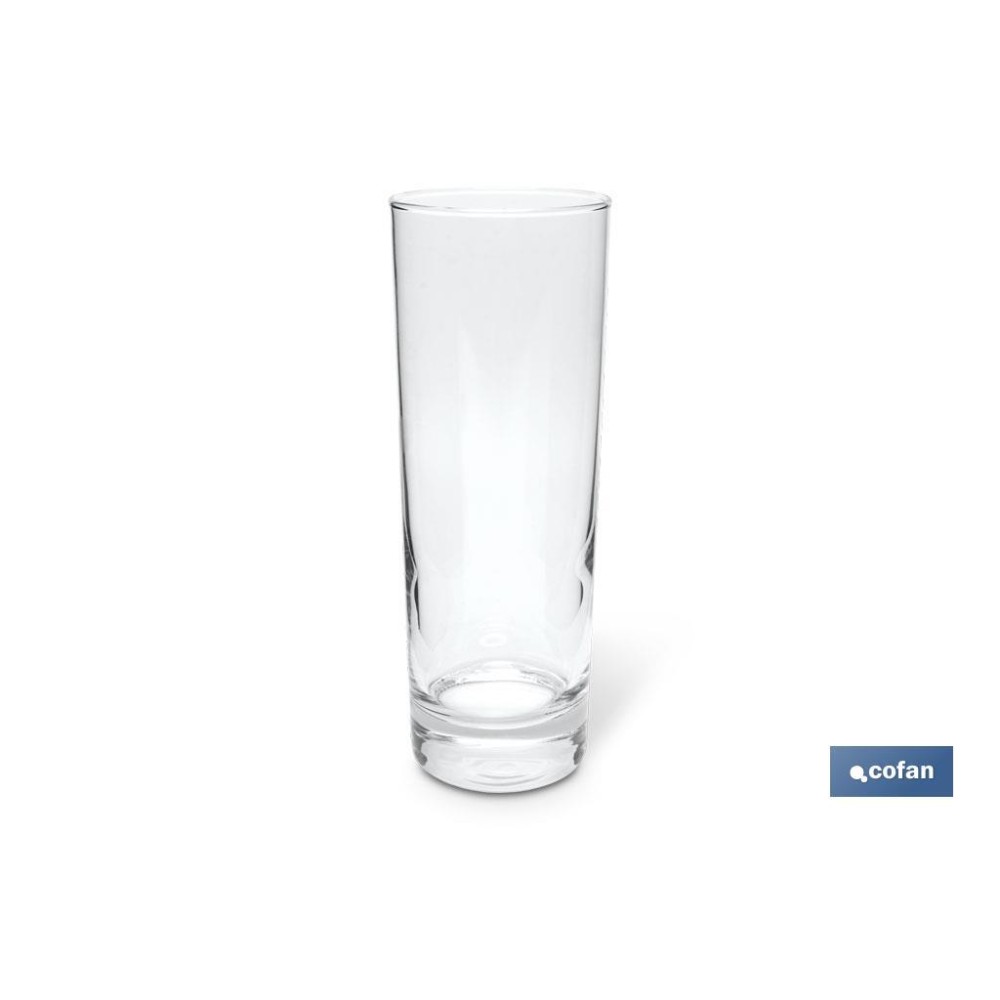 PACK 6 UDS VASO TUBO 31.5 CL MODELO MALBORK  16,6 x 6 CM