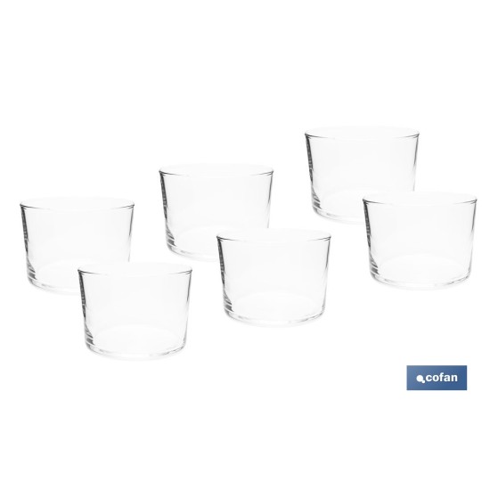 PACK 6 UDS VASO LICOR 24 CL MODELO HAMPTON