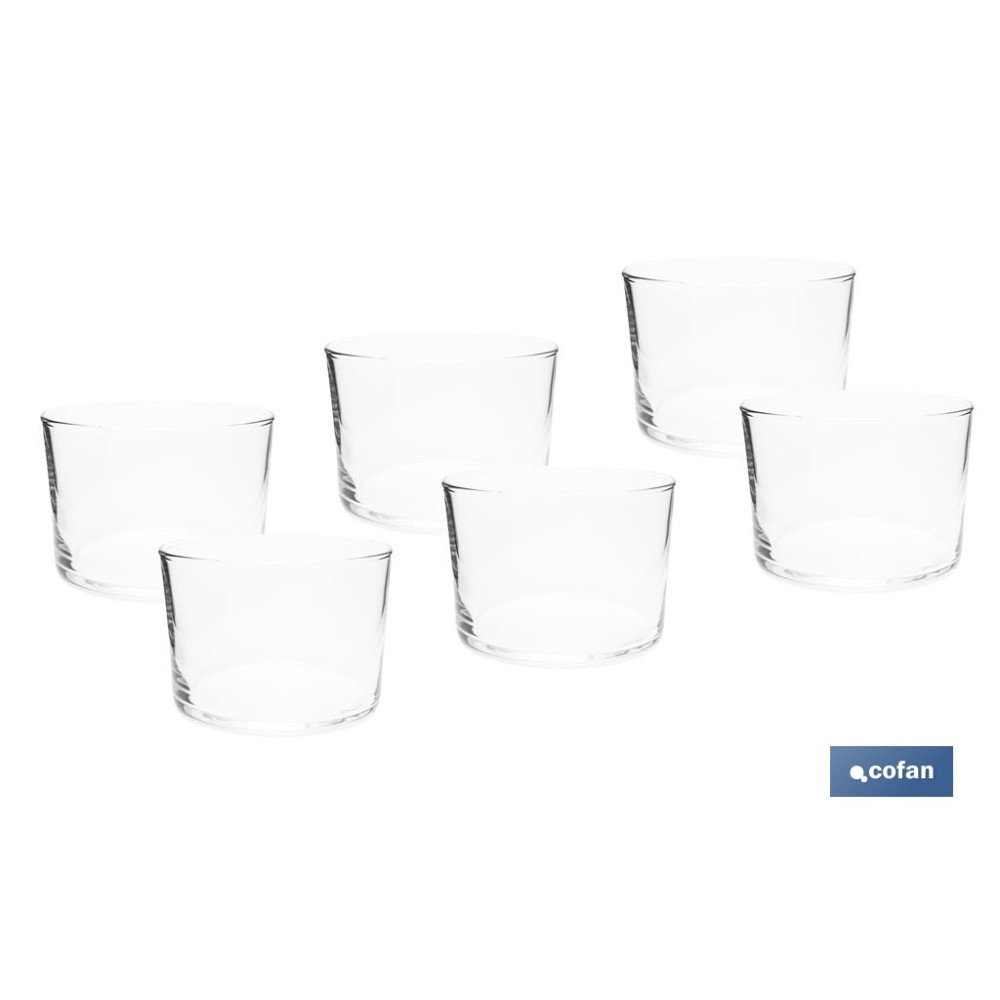 PACK 6 UDS VASO LICOR 24 CL MODELO HAMPTON