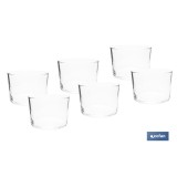 PACK 6 UDS VASO LICOR 24 CL MODELO HAMPTON