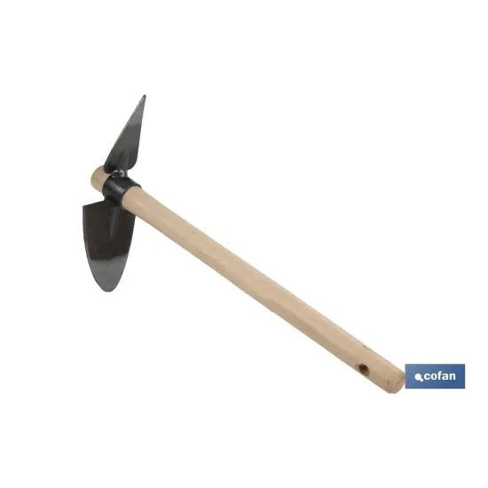 ZACHO CURVO CON PUNTA Y MANGO DE MADERA 230 X 80 MM 180 G (PACK: 1 UDS) - Almacén de Ferretería Acor