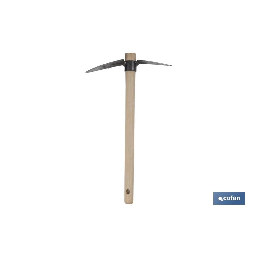 ZACHO CURVO CON PUNTA Y MANGO DE MADERA 230 X 80 MM 180 G (PACK: 1 UDS) - Almacén de Ferretería Acor