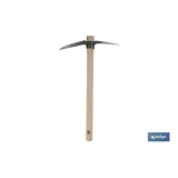 ZACHO CURVO CON PUNTA Y MANGO DE MADERA 230 X 80 MM 180 G (PACK: 1 UDS) - Almacén de Ferretería Acor