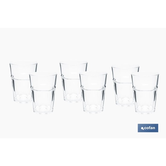 PACK 6 UDS VASO REFRESCO 36 CL MODELO LUBLIN