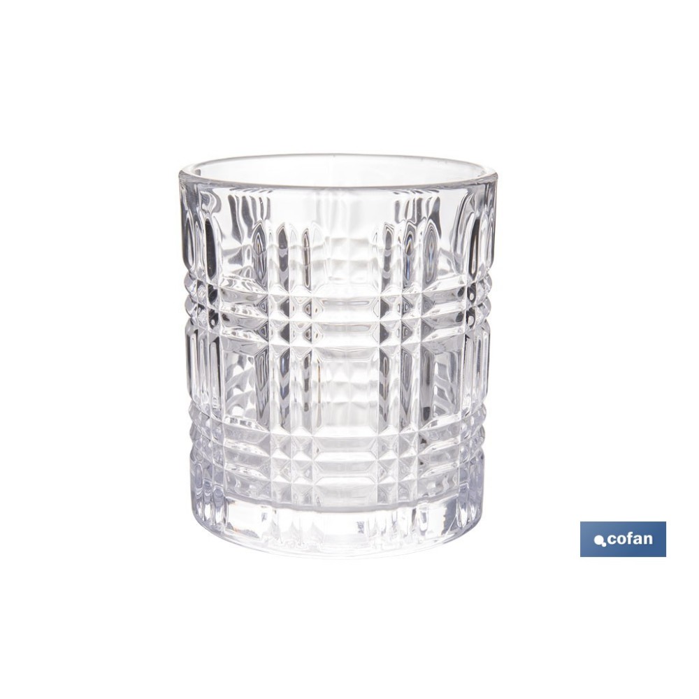 PACK DE 6 UDS VASO CON RELIEVE 27,5 CL