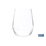 PACK 6 VASOS DE AGUA VIDRIO 38 CL MODELO ÁGATA