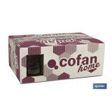 PACK 6 VASOS DE AGUA VIDRIO 38 CL MODELO ÁGATA