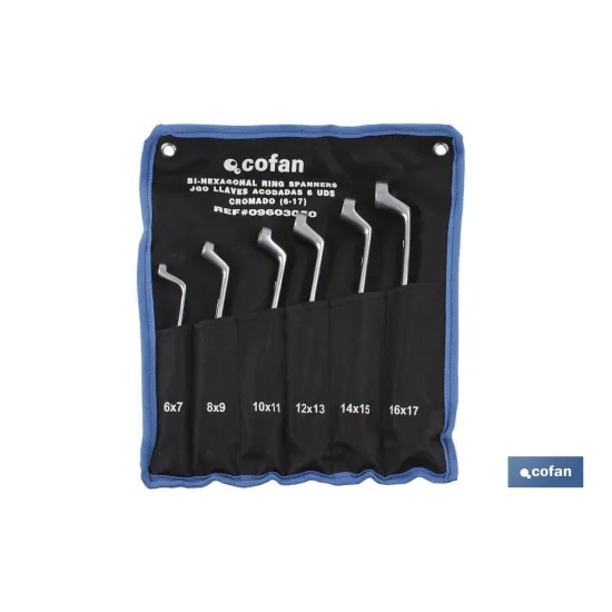 SET 10 PCS LLAVES ACODADAS DE 6-7 A 24-26
