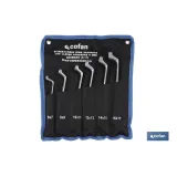 SET 10 PCS LLAVES ACODADAS DE 6-7 A 24-26