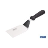 ESPÁTULA ACODADA INOXIDABLE PARA BARBACOA 27,5 X 7,5 CM