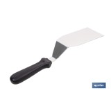 ESPÁTULA ACODADA INOXIDABLE PARA BARBACOA 27,5 X 7,5 CM
