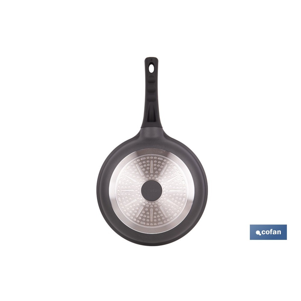 SARTÉN DE INDUCCIÓN DE ALUMINIO FORJADO Ø26 CM ANZIO
