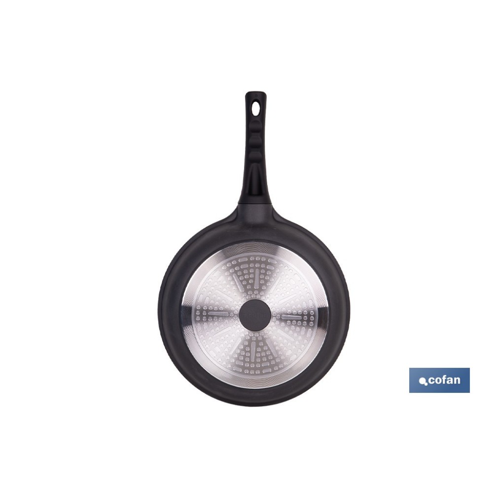 SARTÉN DE INDUCCIÓN DE ALUMINIO FORJADO Ø30 CM ANZIO