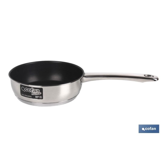 SARTEN INOX INDUC. MODELO POLENTA Ø240 MM