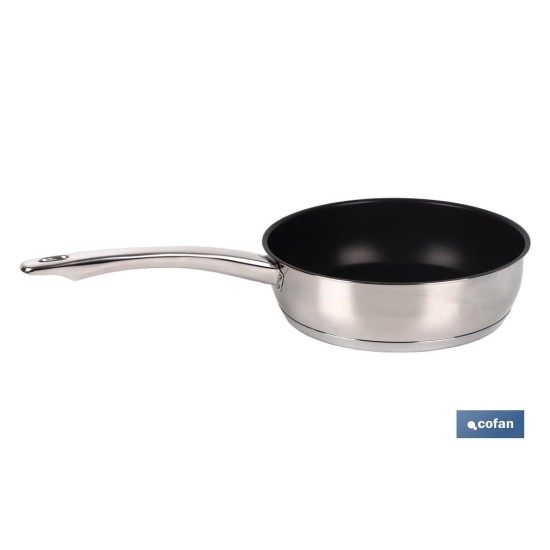 SARTEN INOX INDUC. MODELO POLENTA Ø240 MM