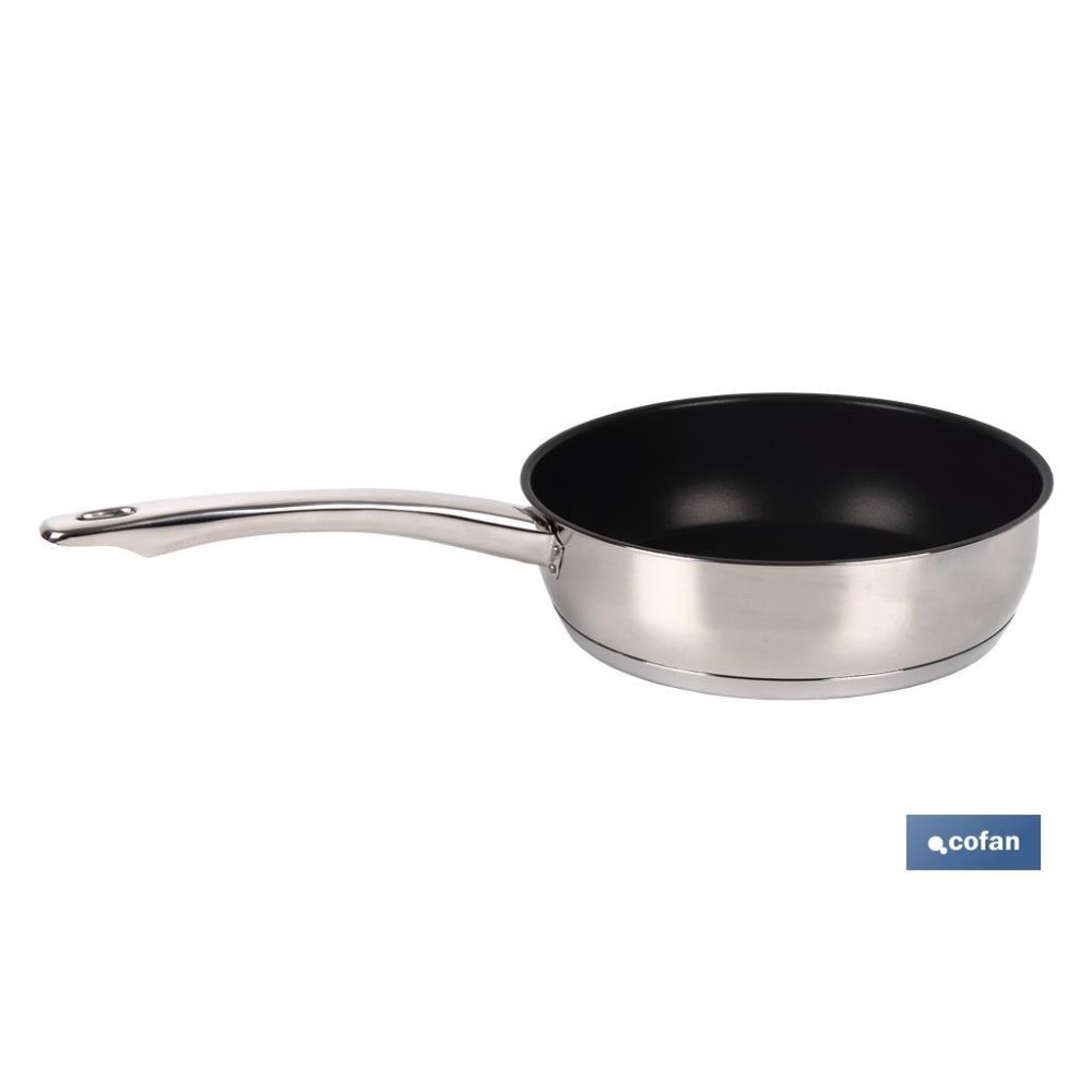 SARTEN INOX INDUC. MODELO POLENTA Ø240 MM