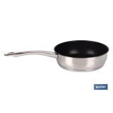 SARTEN INOX INDUC. MODELO POLENTA Ø240 MM
