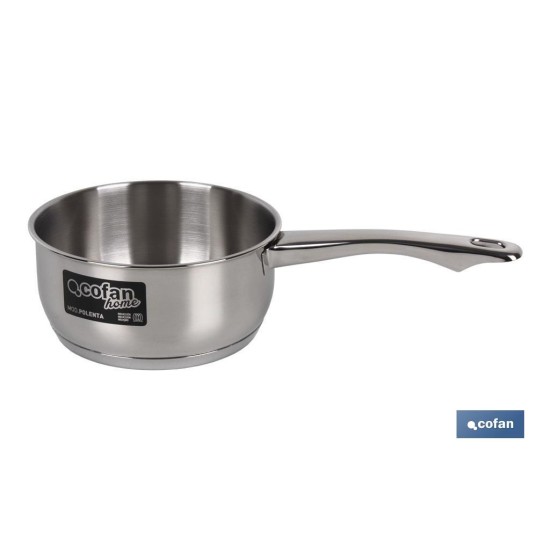 CAZO MANGO INOX INDU.1.3LMODELO POLENTA  Ø160 MM