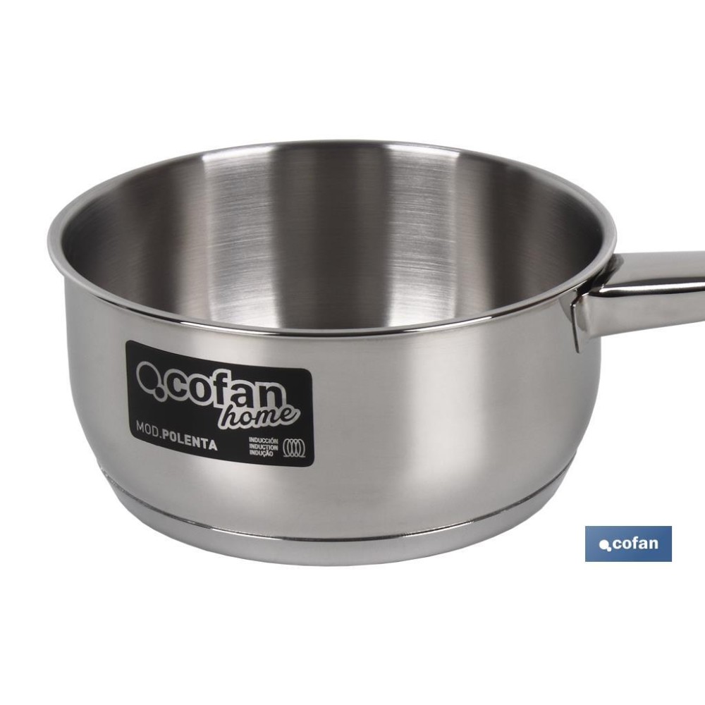 CAZO MANGO INOX INDU.1.3LMODELO POLENTA  Ø160 MM