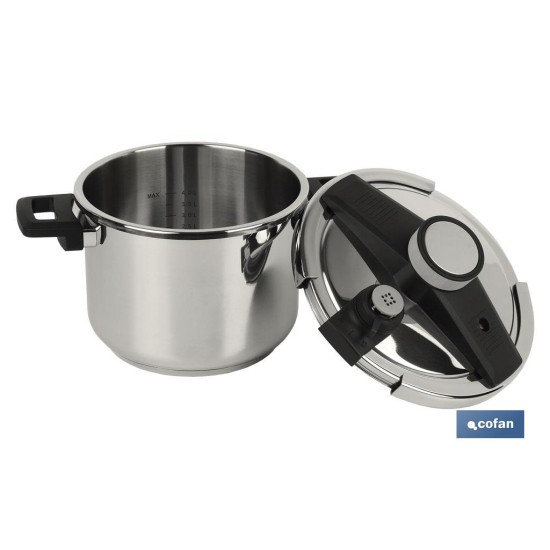 OLLA PRESIÓN 6L INOX INDUCCIÓN MODELO QUEEN