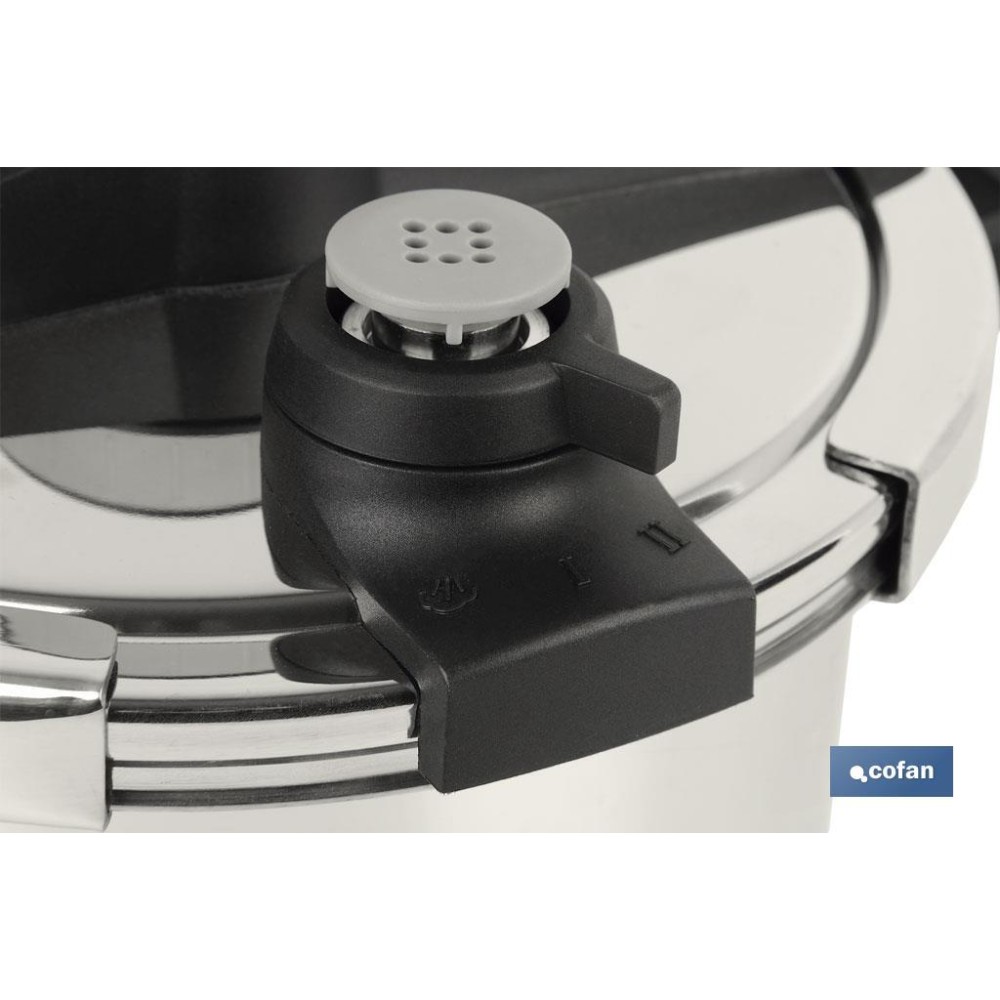OLLA PRESIÓN 6L INOX INDUCCIÓN MODELO QUEEN