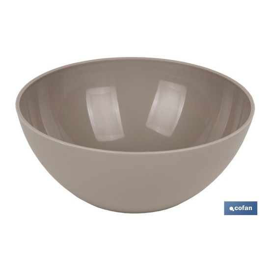 BOL MODELO ALBAHACA 950ML COLOR PIEDRA 17X7cm