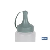 BOTELLA ACEITERA MODELO ALBAHACA  250 ML VERDE AGUA  5X20cm venta unitaria
