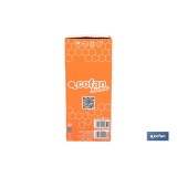 BOTE DE VIDRIO BOROSILICATO CON TAPA BEIGE GAMA LAUREL 1300 ML