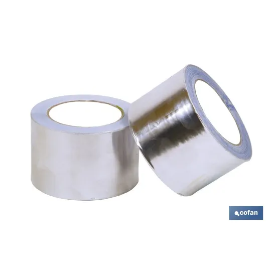 CINTA DE ALUMINIO 30 MICRAS 50 MM X 45 M