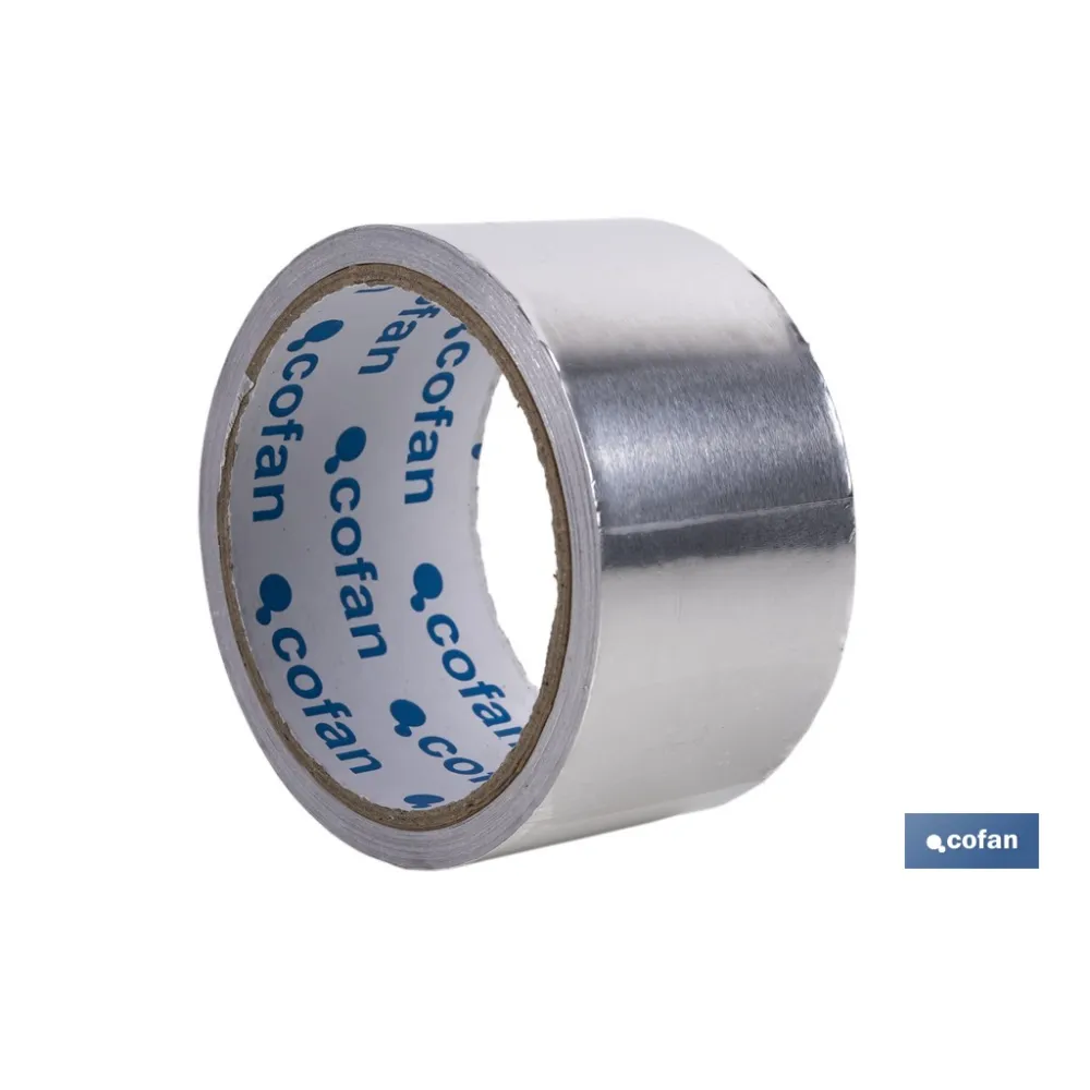 CINTA DE ALUMINIO 30 MICRAS 50 MM X 10 M